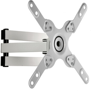 Кронштейн для телевизора Monstermount MB-5225 (22-43", VESA 100/200) наклонно-поворотный, до 30 кг,белый