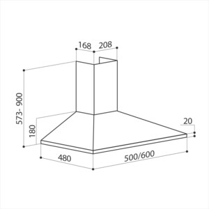 Вытяжка Lex BASIC 500 Inox