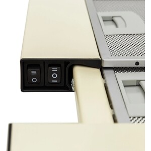 Вытяжка встраиваемая Krona Kamilla slim 600 ivory (1 мотор)