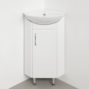 Тумба с раковиной Style line Веер 31x31 белая (ЛС-00000092 + VERSAWB01)