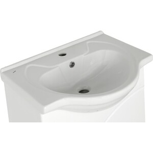 Тумба с раковиной Style line Эко Стандарт №15 белая (ЛС-00000259 + 1WH109652)