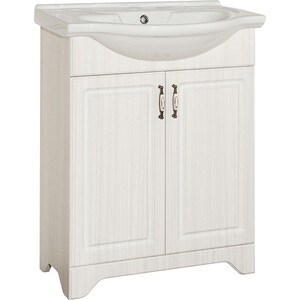 Тумба с раковиной Style line Олеандр-2 Люкс 65 рельеф пастель (ЛС-00000199 + 1WH109651)