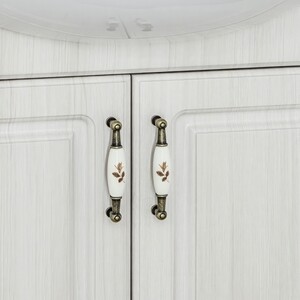 Тумба с раковиной Style line Олеандр-2 Люкс 55 рельеф пастель (ЛС-00000258 + 1WH110186)