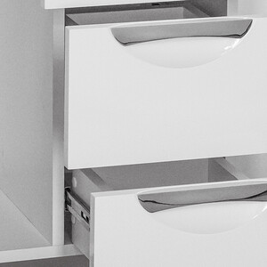 Тумба с раковиной Style line Жасмин 65 белая (ЛС-00000035 + 1WH110174)