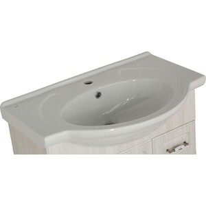 Тумба с раковиной Style line Олеандр-2 Люкс 75 рельеф пастель (ЛС-00000200 + 1WH110259)