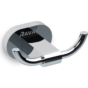 Крючок двойной Ravak Chrome хром (X07P186)
