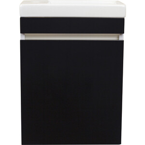 Тумба под раковину Style line Compact Люкс 40 черная (СС-00000419)