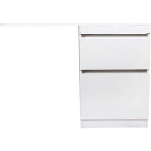 Тумба под раковину Style line Даллас Люкс 58 (120) напольная, под стиральную машину, белая (СС-00000388)