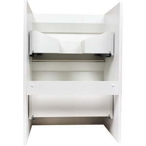 Тумба под раковину Style line Даллас Люкс 58 (120) напольная, под стиральную машину, белая (СС-00000388)