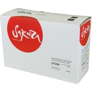Картридж Sakura CF322A желтый, 16 500 стр.