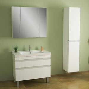 Мебель для ванной Dreja Grace Plus 60 с ящиками, белый глянец