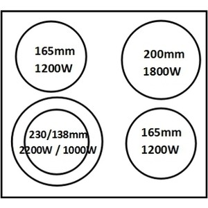 Электрическая варочная панель Weissgauff HV 641 BS