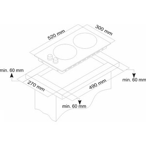 Газовая варочная панель Simfer H30V20M411