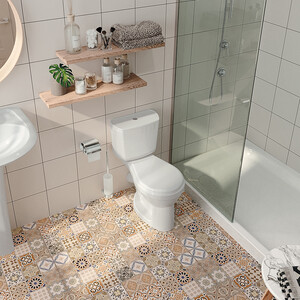 Унитаз-компакт Santek Бриз с сиденьем, косой выпуск (1WH202569)