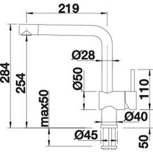 Смеситель для кухни Blanco Linus silgranit серый беж (517622)