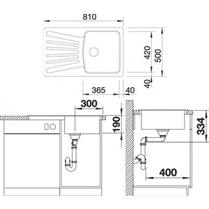 Кухонная мойка Blanco Nova 45 S кофе (515015)