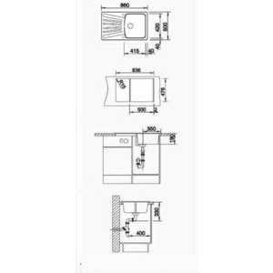 Кухонная мойка Blanco Nova 5 s кофе (515018)