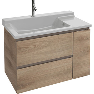 Тумба с раковиной Jacob Delafon Soprano 100 квебекский дуб (EB1331-N08-E10, EXK112-00)