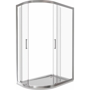 Душевой уголок Good Door Latte R-120-C-WE 120x80 прозрачный, хром матовый (ЛА00004)