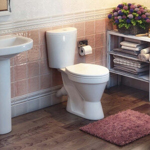 Унитаз-компакт Rosa Элегант с сиденьем (4620008195186)