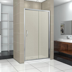 Душевая дверь Good Door Infinity WTW-140-G-CH 140х185 матовая Grape, хром (ИН00032)