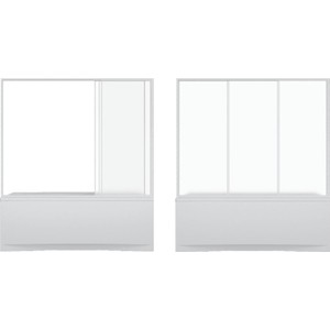 Акриловая ванна BAS Эвита 180х85 с каркасом, фронтальная панель (В 00043, Э 00043)