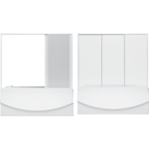 Акриловая ванна BAS Ямайка 180х80 с каркасом, фронтальная панель (В 00044, Э 00044)