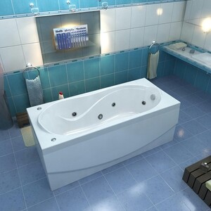 Акриловая ванна BAS Ямайка 180х80 с каркасом, фронтальная панель (В 00044, Э 00044)