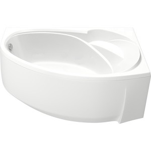 Акриловая ванна BAS Фэнтази 150х90 правая, со шторкой, каркасом и панелью