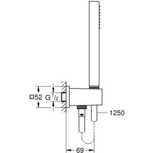 Душевой набор Grohe Euphoria Cube (26405000)