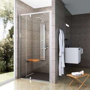 Душевая дверь Ravak Pivot PDOP2 120 прозрачная, хром (03GG0C00Z1)
