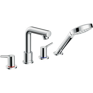 Смеситель на борт ванны Hansgrohe Talis S с механизмом, хром (72418000, 13444180)
