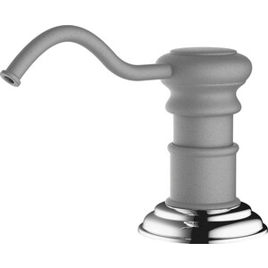 Дозатор для моющих средств Omoikiri OM-01 GR ленинградский серый (4995032)