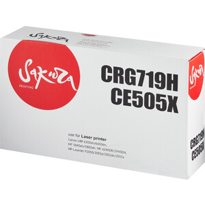 Картридж Sakura CRG719H/CE505X 6400 стр.