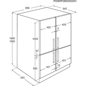 Встраиваемый холодильник Electrolux ENX 4596 AOX