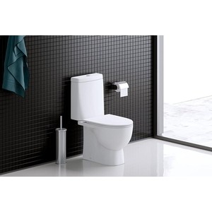 Унитаз-компакт Sanita luxe Fest Comfort SL DM с сиденьем микролифт, Clip UP (WC.CC/Fest/2-DM/WHT.G/S1)