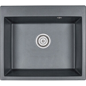 Кухонная мойка и смеситель Granula GR-6001 шварц, Lemark Comfort LM3061C