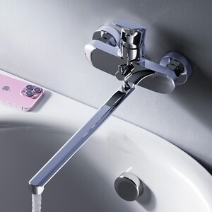 Смеситель для ванны Am.Pm Like с душевым гарнитуром, универсальный (F8090016, F0780200)