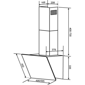 Вытяжка EXITEQ EX-1156 White