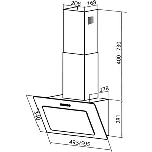 Вытяжка EXITEQ EX-1025 Black