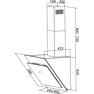 Вытяжка EXITEQ EX-1126 Black