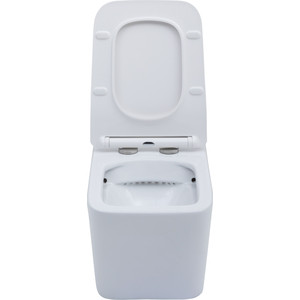 Унитаз подвесной безободковый Aquanet Tavr-W с тонким сиденьем микролифт (211920)