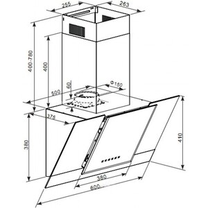Вытяжка Kaiser AT 6438 FW Eco