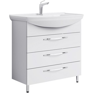 Тумба под раковину Aqwella Аллегро 81,6x34,2 белая (Agr.01.08/3)