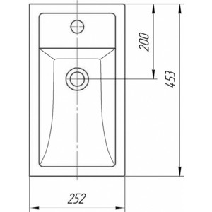 Раковина мебельная Aqwella Kirovit Фостер 45 (4640021065907)