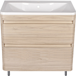 Тумба под раковину Style line Атлантика 80 напольная, ясень перламутр (ЛС-00000688)