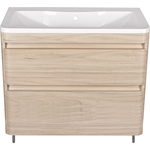 Тумба под раковину Style line Атлантика 100 напольная, ясень перламутр (ЛС-00000682)