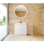 Тумба под раковину BelBagno Marino 60x85 bianco lucido (MARINO-600-2C-PIA-BL-P)