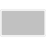 Зеркало BelBagno Spc-Mar 100х60 с подсветкой, кнопочный выключатель (SPC-MAR-1000-600-LED-BTN)