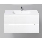 Тумба с раковиной BelBagno Etna 90х45 bianco lucido (ETNA-900-2C-SO-BL-P, BB900ETL)